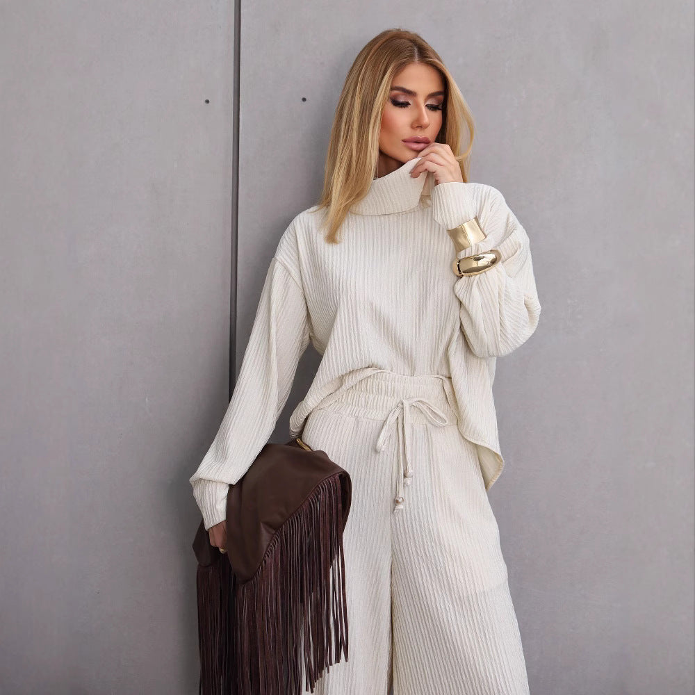 Damen Übergröße Jumpsuit mit lässigem Kragen und Gürtel Sovae