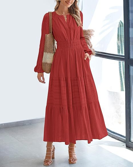 Damen Maxikleid Sovae