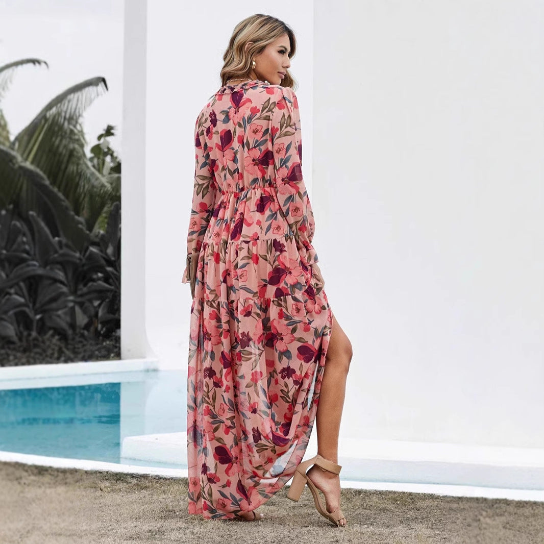Damen Maxikleid Sovae