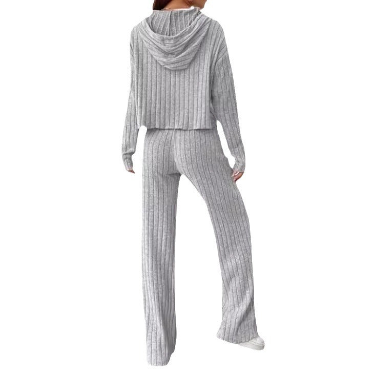 Damen Lounge-Hosenset mit Rippstruktur Sovae