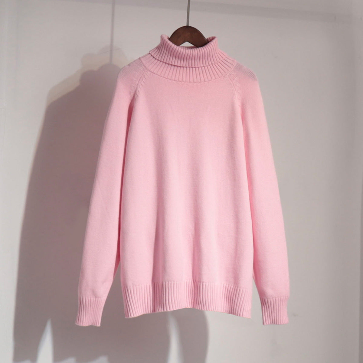 Damen Feinstrickpullover mit hohem Kragen Sovae
