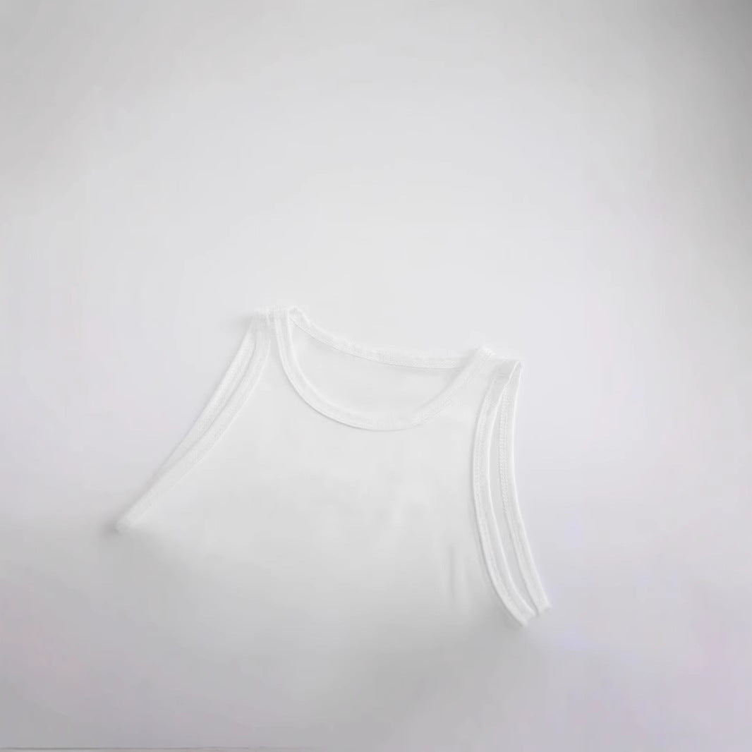 Damen Sportliches ärmelloses Oberteil mit fröhlichem Zitronenmotiv Sovae