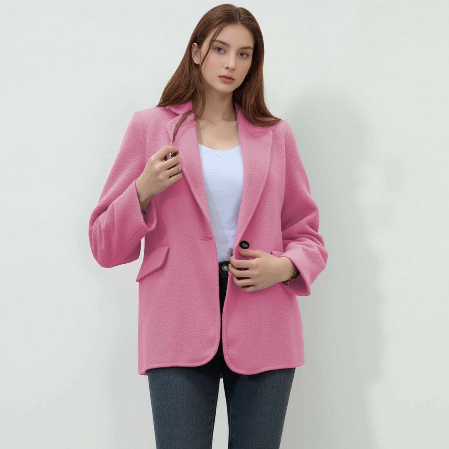 Damen modische Blazerjacke Sovae