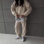 Damen weiches Fleece-Lounge-Set Sovae