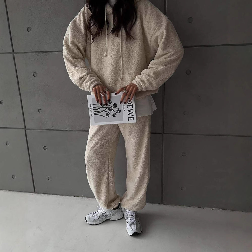 Damen weiches Fleece-Lounge-Set Sovae