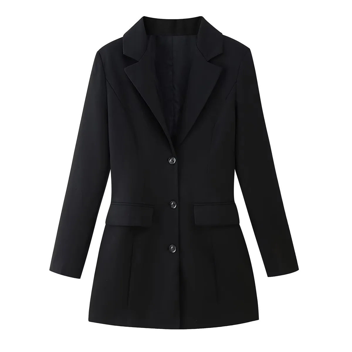 Damen elegante Blazerjacke mit tailliertem Schnitt und modernen Details Sovae
