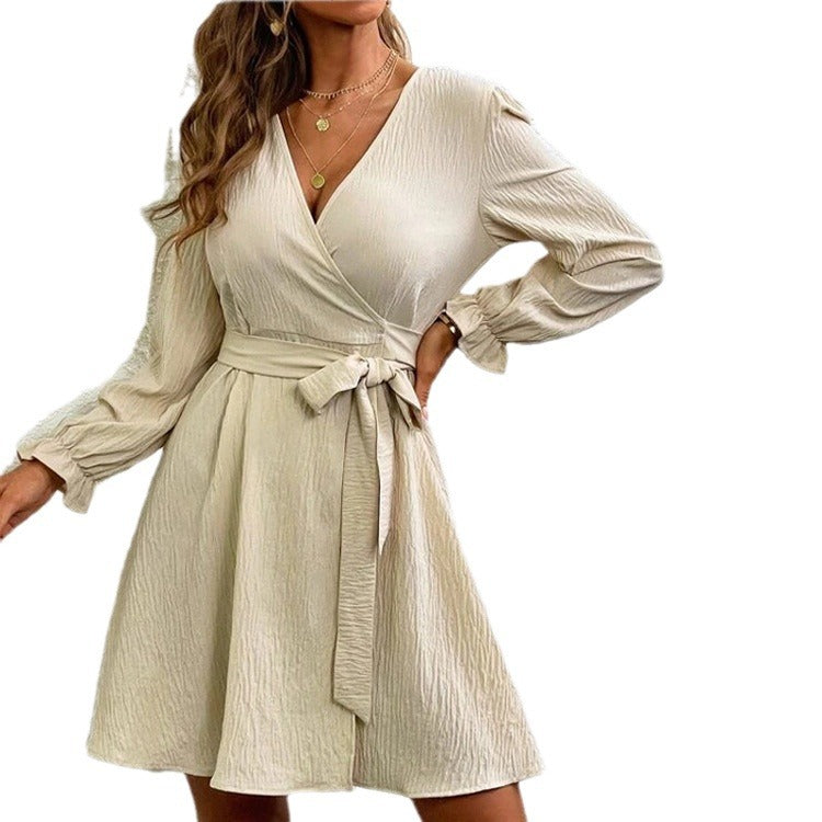 Damen Wickelkleid Sovae