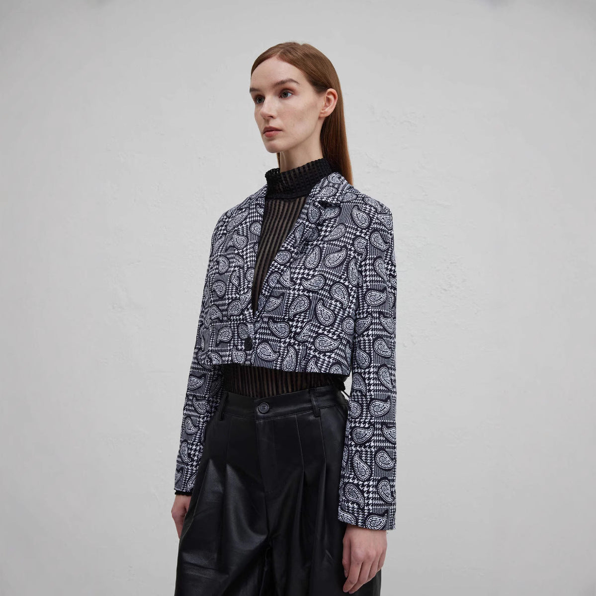 Damen modischer Jacquard Blazer Sovae