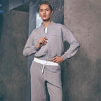 Damen Sportliches Lounge-Set mit weitem Schnitt Sovae