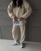 Damen weiches Fleece-Lounge-Set Sovae