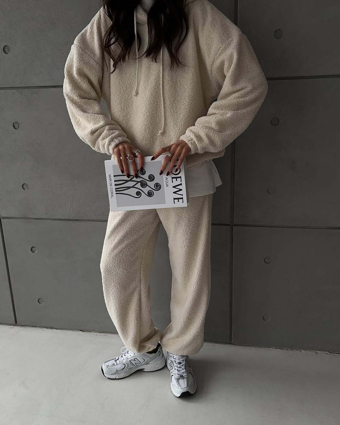 Damen weiches Fleece-Lounge-Set Sovae