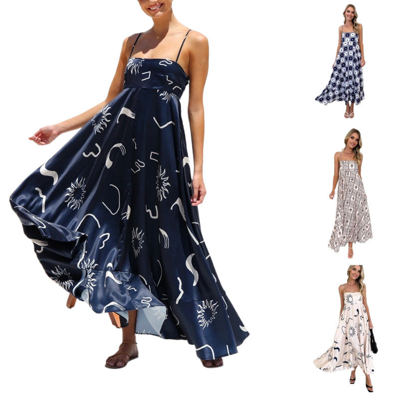 Damen Maxikleid Sovae