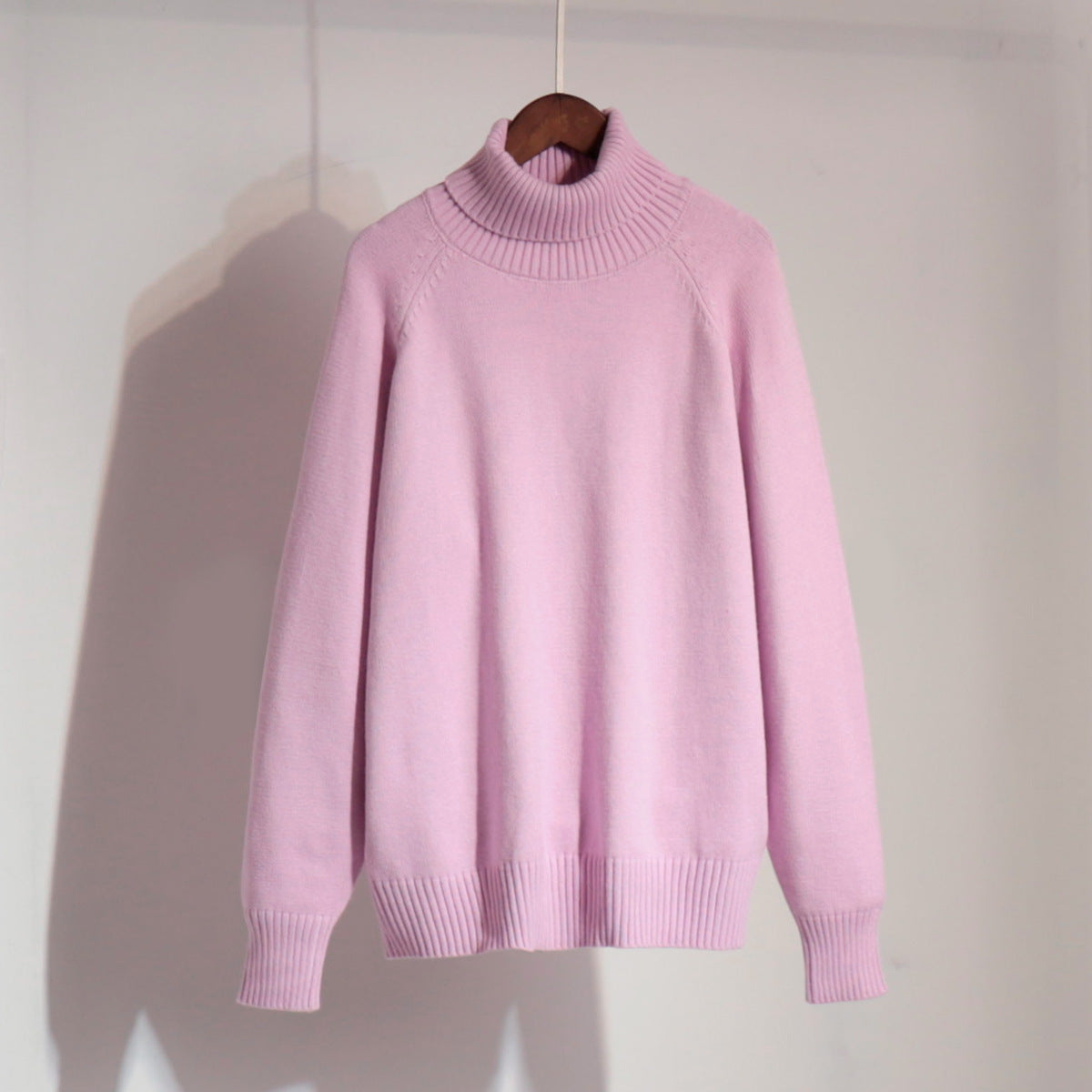 Damen Feinstrickpullover mit hohem Kragen Sovae
