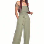 Damen stilvoller und bequemer Jumpsuit mit offener Schulter Sovae