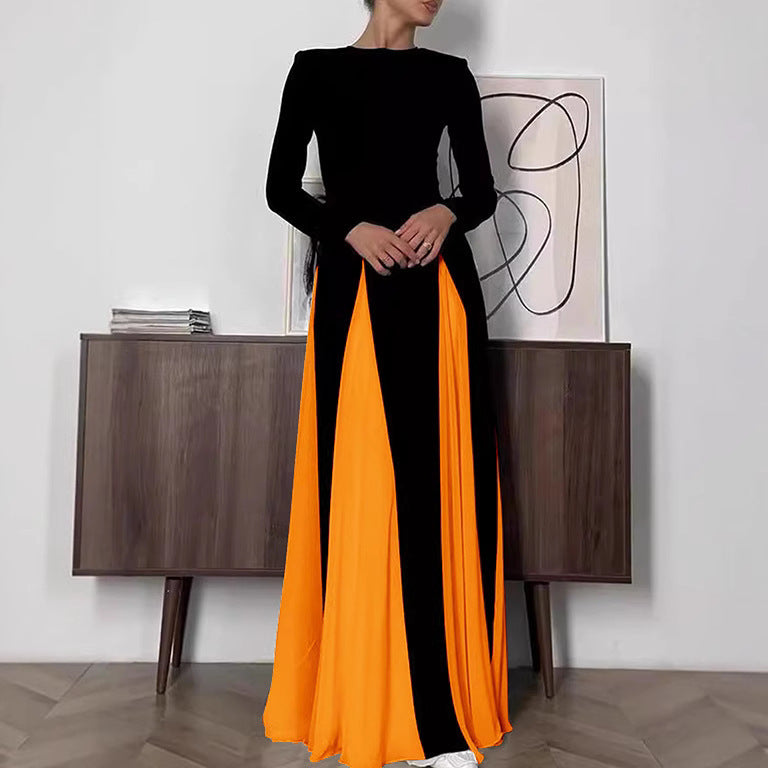 Damen Maxikleid mit strukturiertem Obermaterial Sovae