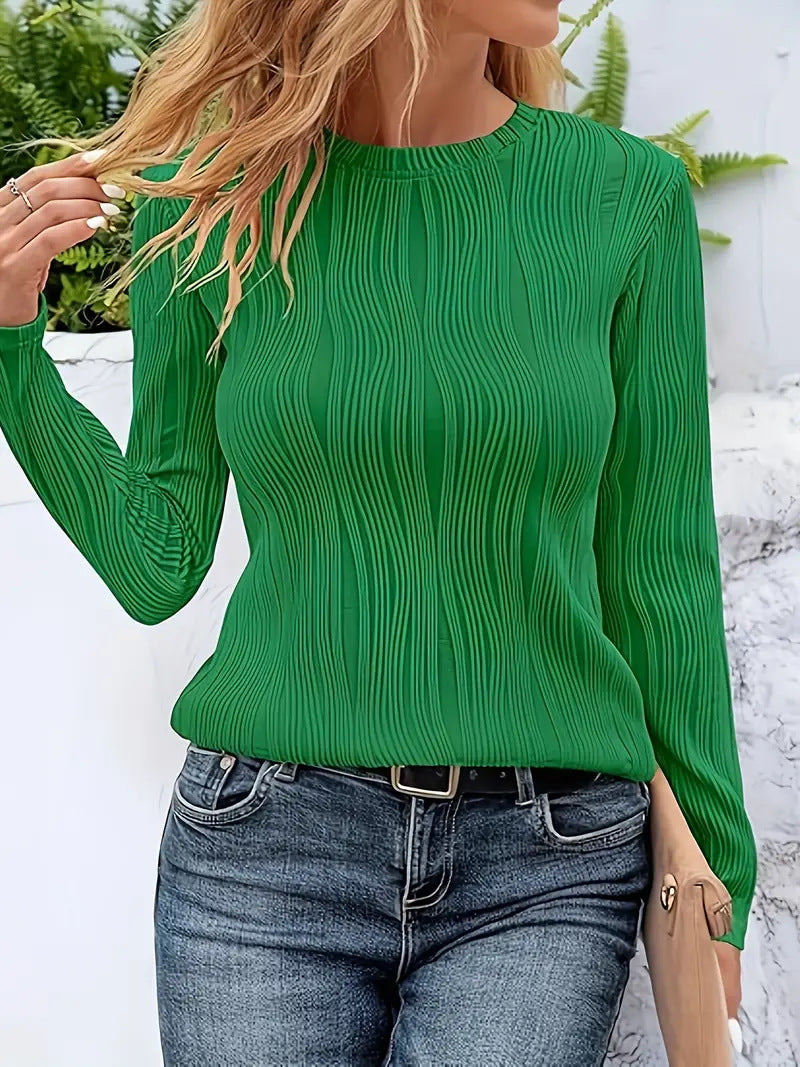 Damen Feinstrickpullover mit Rippstruktur Sovae
