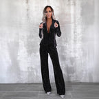 Damen Glamouröses Anzugset Sovae