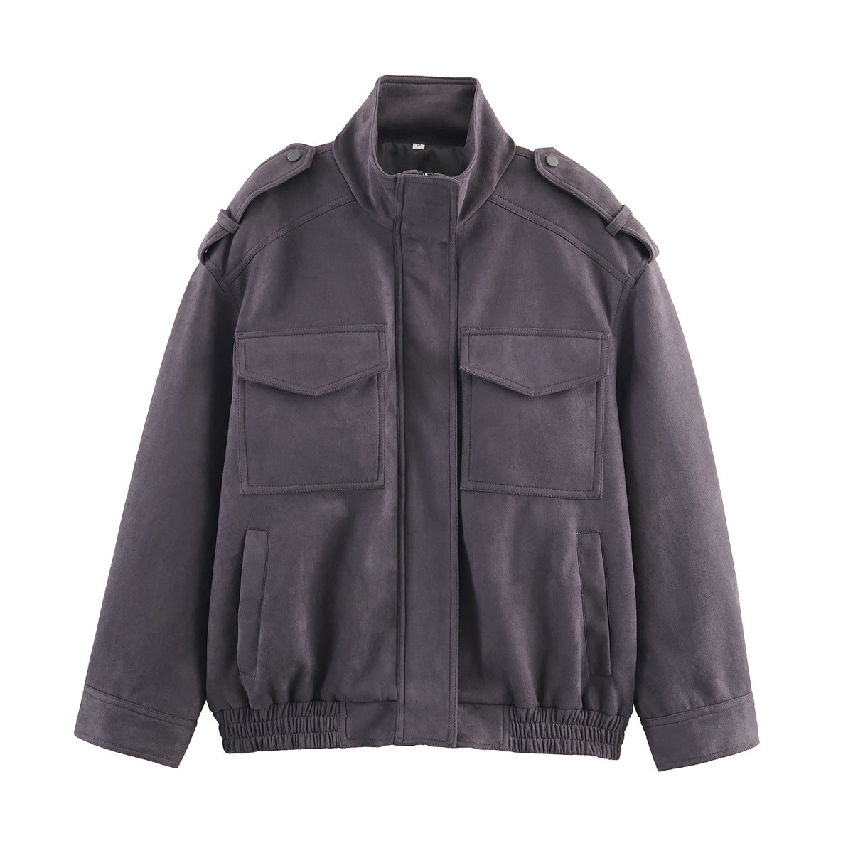 Damen Utility-Jacke mit Schulterklappen und praktischen Taschen Sovae