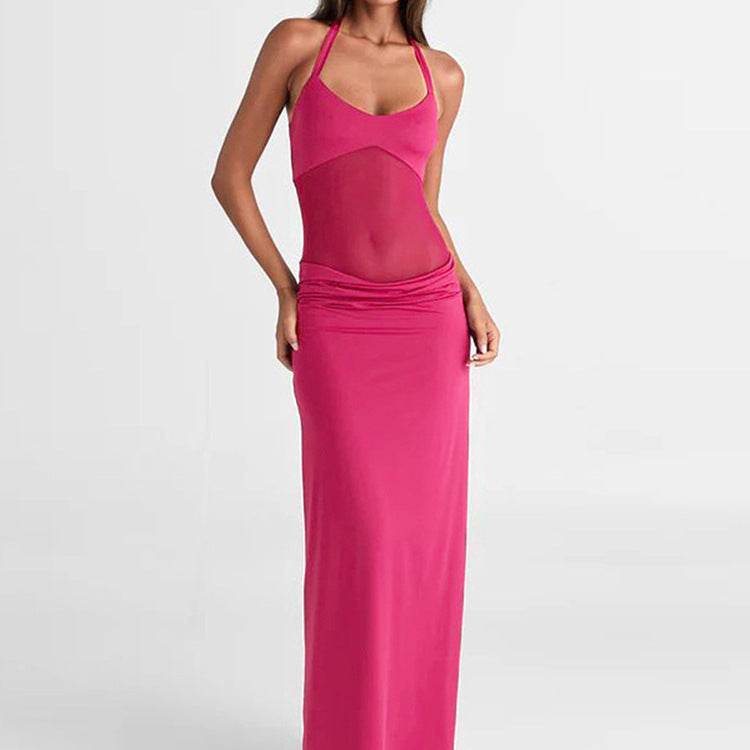 Damen Maxikleid mit raffiniertem Cut-Out und figurbetontem Design Sovae