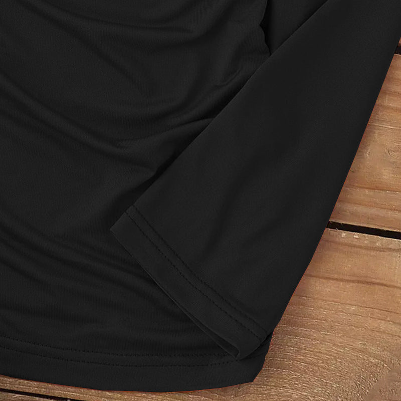 Damen Langarmshirt mit raffiniertem Reißverschluss und Rüschendetails Sovae