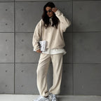 Damen weiches Fleece-Lounge-Set Sovae