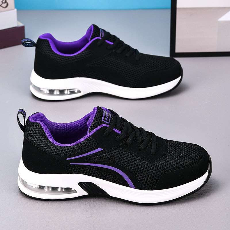 Damen Lauf-Sneaker mit atmungsaktivem Mesh-Obermaterial und dämpfender Sohle Sovae