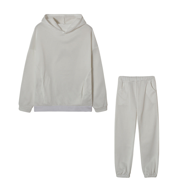 Damen Freizeit-Hoodie-Set mit elastischem Bund und praktischen Taschen Sovae