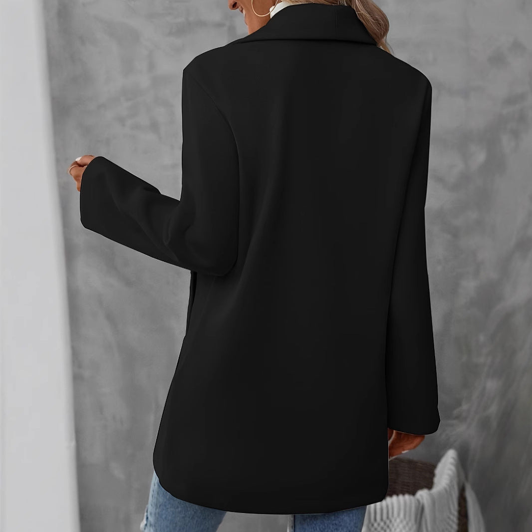 Damen Elegante offene Longjacke Sovae