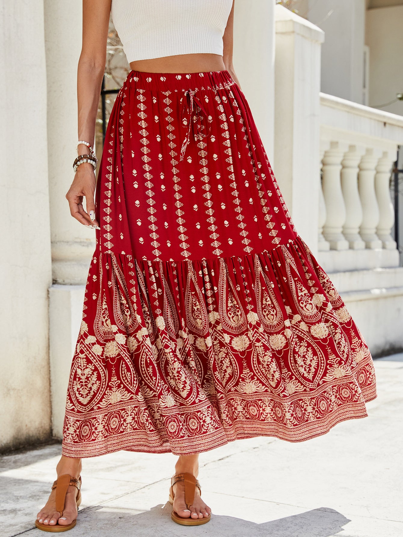 Damen Maxikleid Sovae