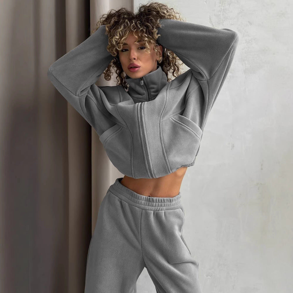 Damen bequemer und modischer Jumpsuit mit tiefem V-Ausschnitt Sovae