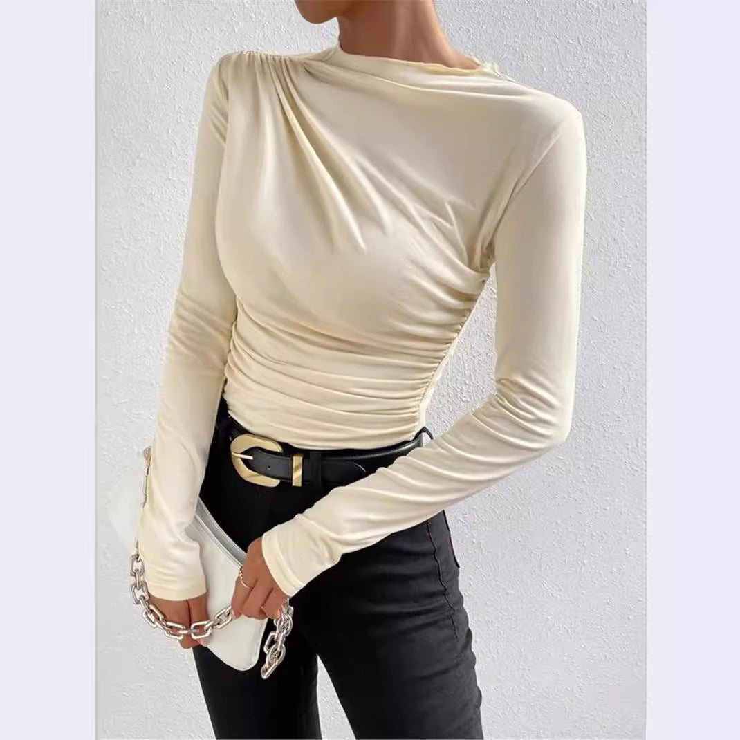 Damen Figurschmeichelndes Langarmshirt Sovae