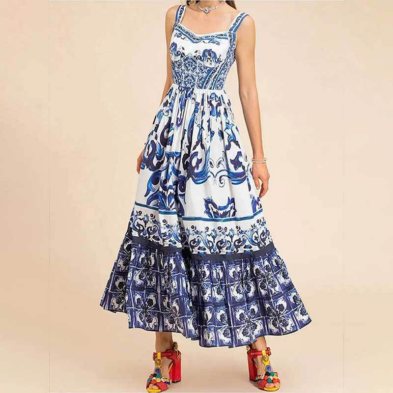 Damen Maxi-Kleid Sovae