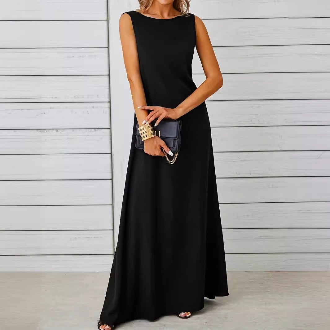 Damen elegantes Maxikleid mit edlem Schnitt Sovae