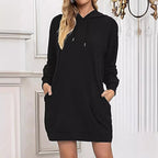 Damen Kapuzenkleid Sovae