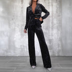 Damen Glamouröses Anzugset Sovae