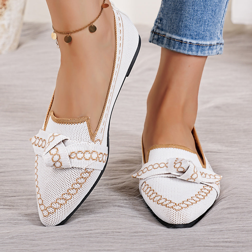 Damen elegante und bequeme Slip-On Ballerinas Sovae